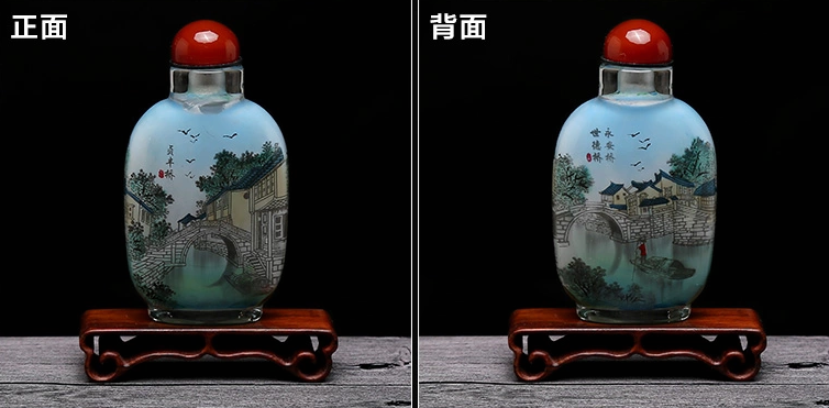 匠心啟航閱讀民間傳統(tǒng)手繪內(nèi)畫圖鼻煙壺