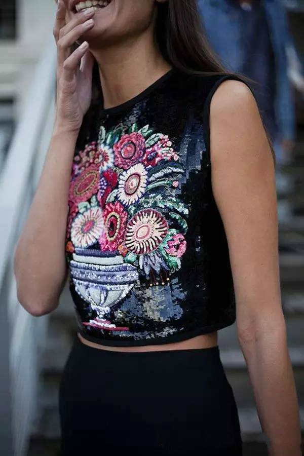 美的讓人無法呼吸，唯美刺繡圖案圖片