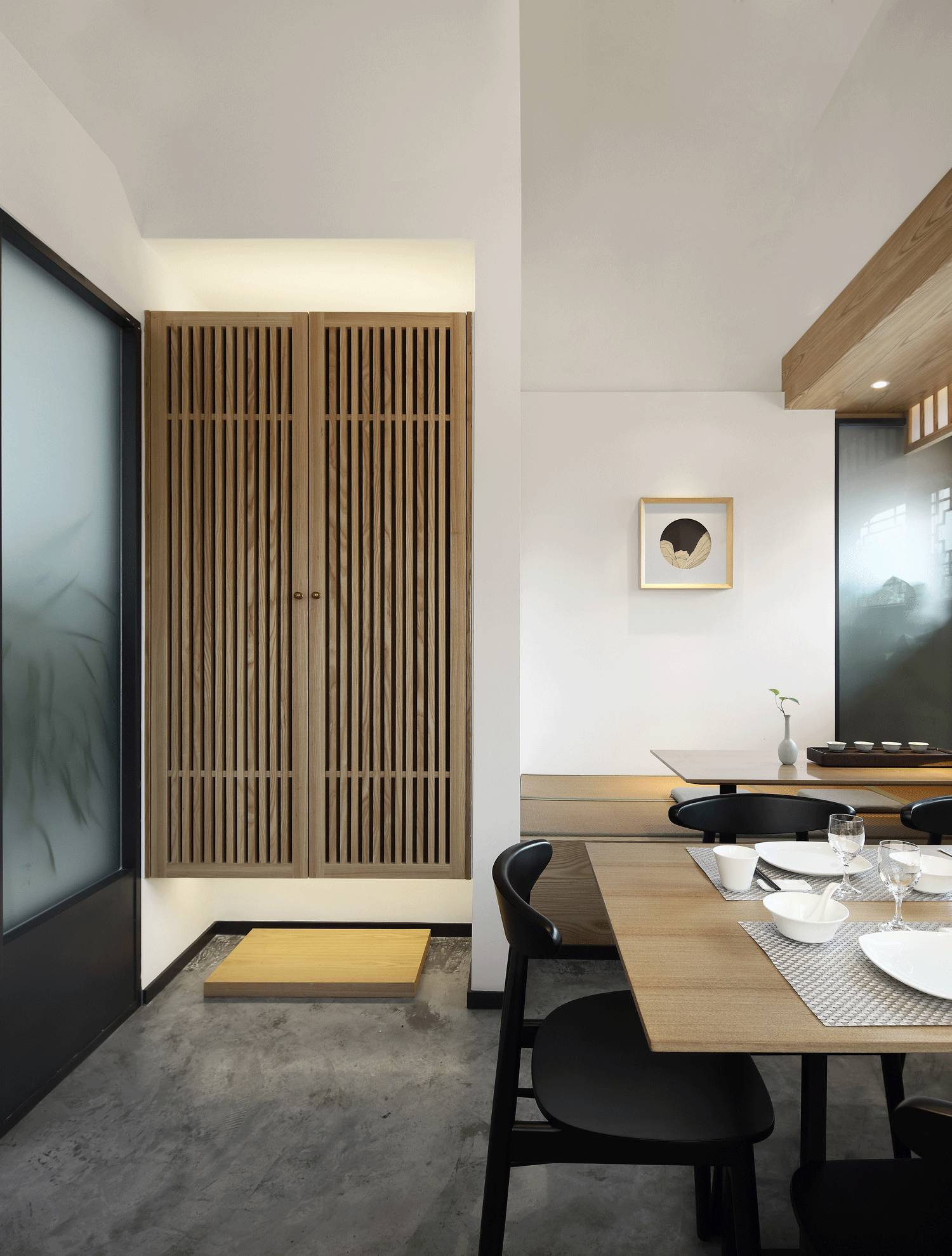 樸素安靜的禪意原木空間，中式裝修造景藝術(shù)