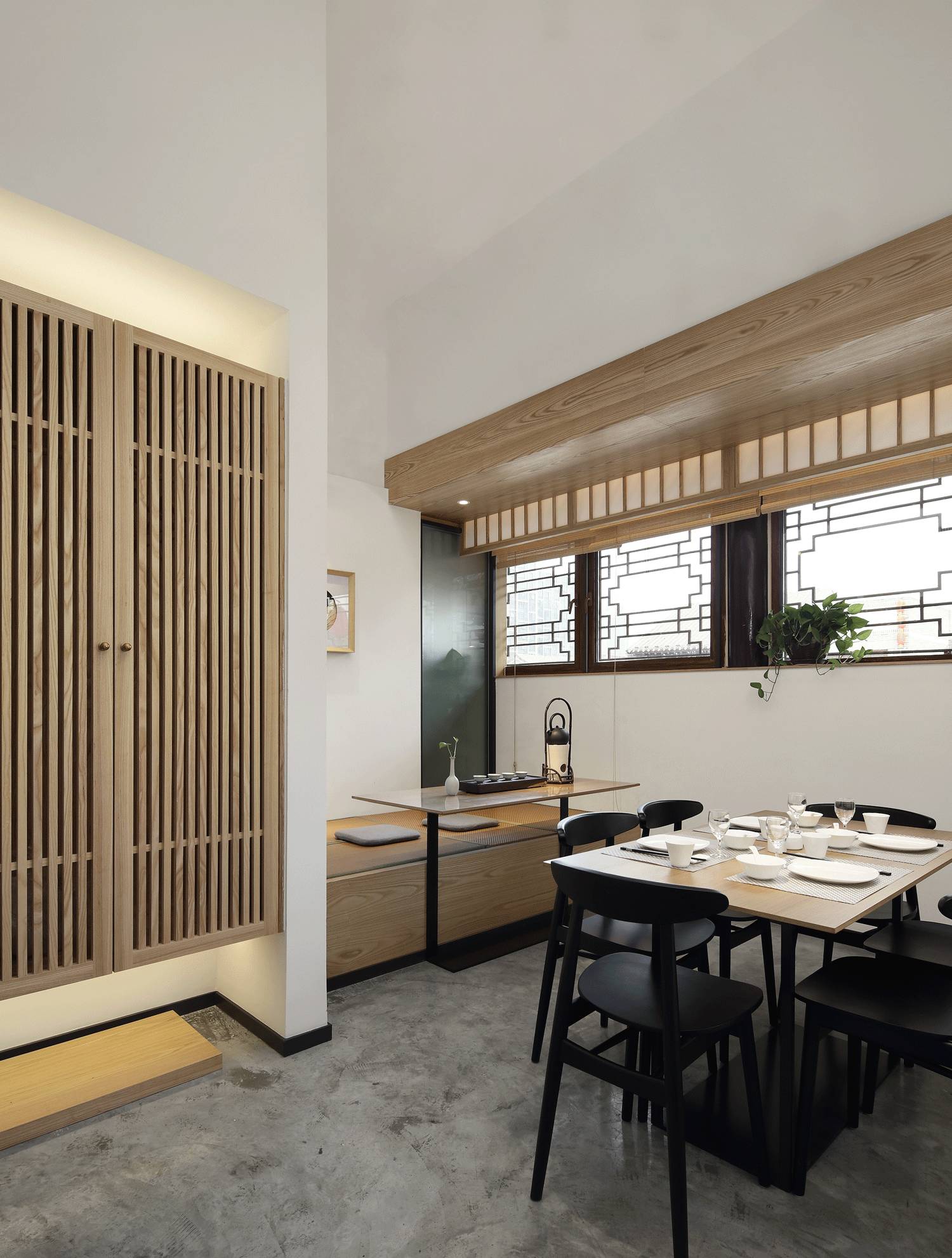 樸素安靜的禪意原木空間，中式裝修造景藝術(shù)