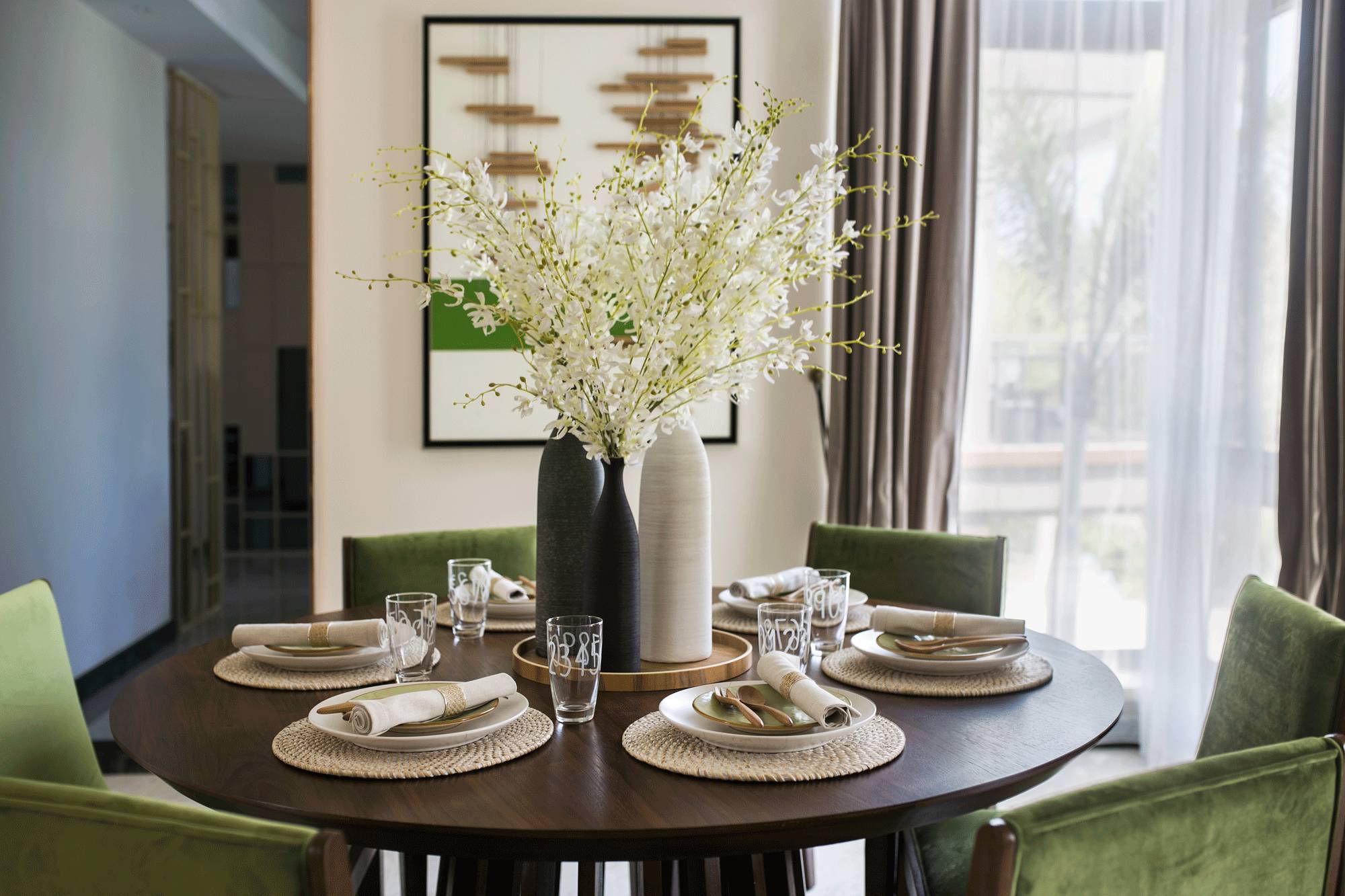 茶·時光的故事，290㎡典雅新中式裝修設(shè)計