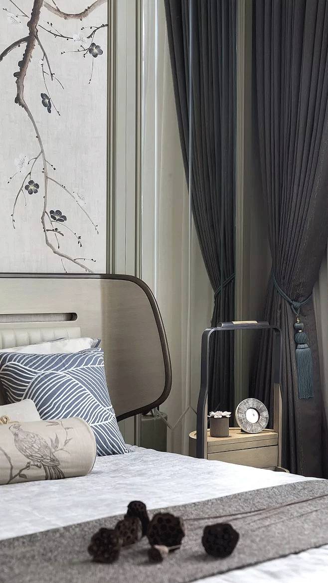 新中式設(shè)計(jì)中，臥室的運(yùn)用與表現(xiàn)