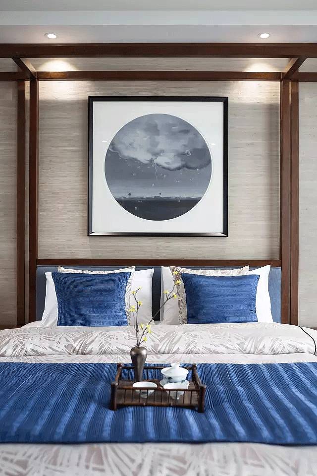 新中式設(shè)計(jì)中，臥室的運(yùn)用與表現(xiàn)