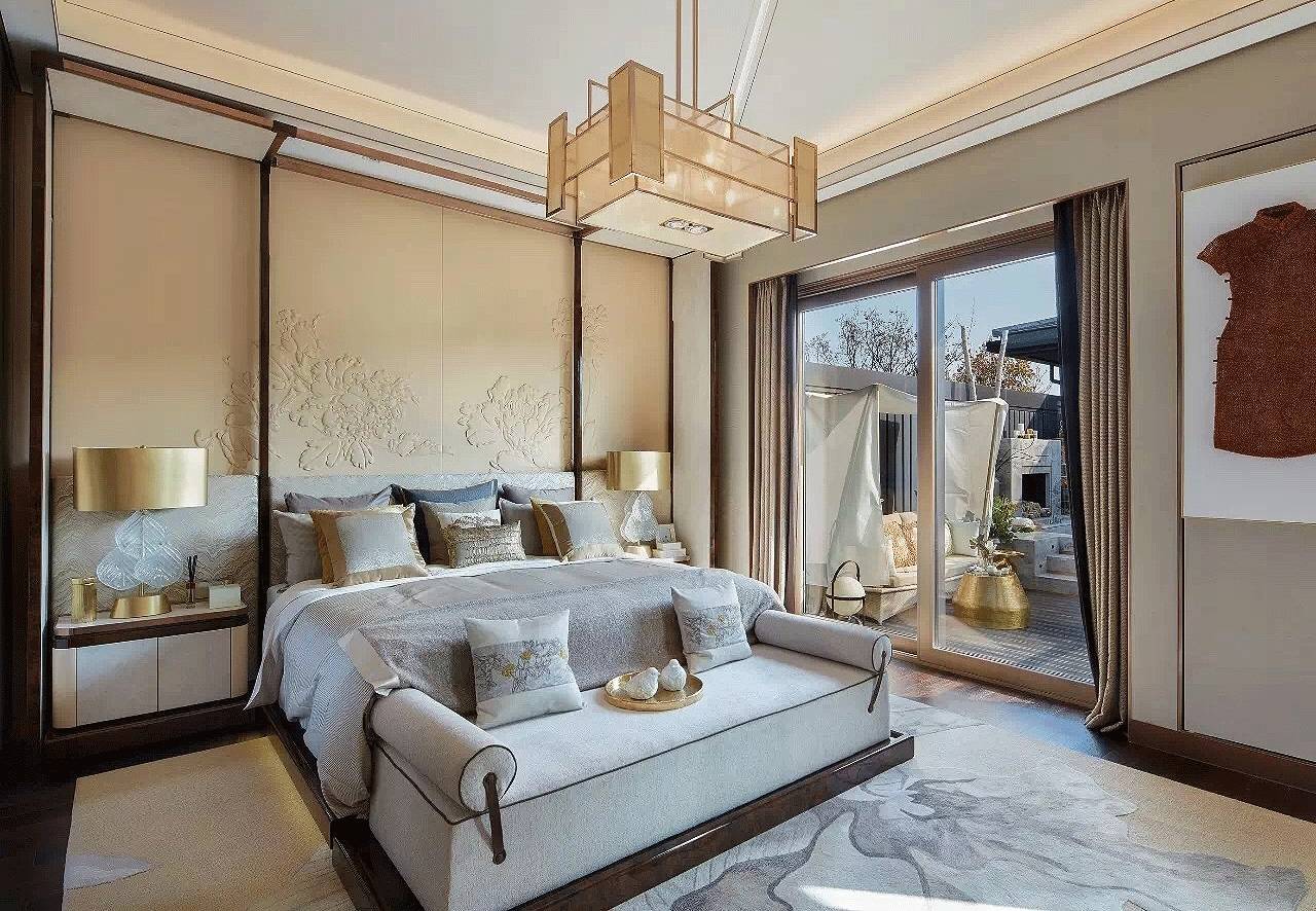 新中式設(shè)計(jì)中，臥室的運(yùn)用與表現(xiàn)