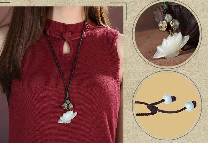 復(fù)古典雅的手工項鏈圖片