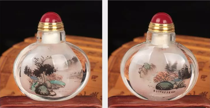 壺里有乾坤，手工內畫鼻煙壺