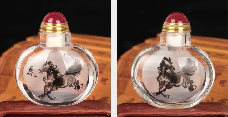 壺里有乾坤，手工內畫鼻煙壺