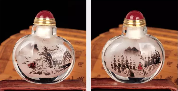 壺里有乾坤，手工內畫鼻煙壺