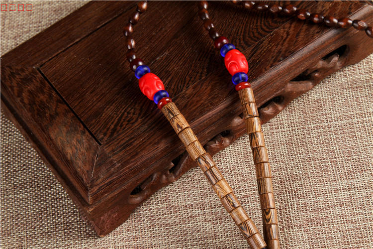 古樸典雅的木魚(yú)吊墜項(xiàng)鏈