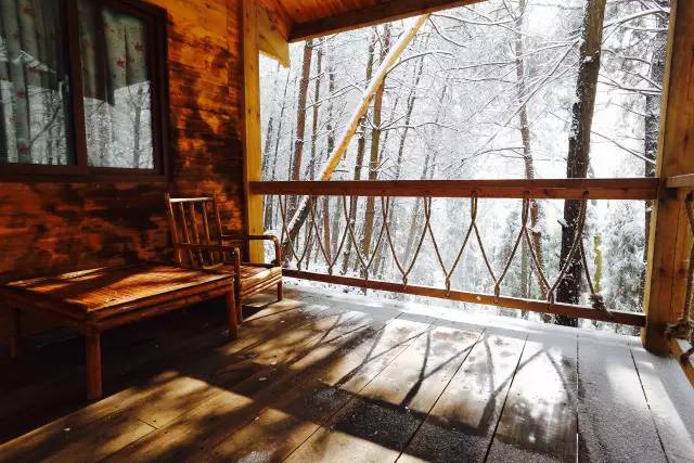 林中四舍民宿設(shè)計，一所鳥語花香的小木屋