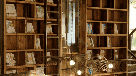 尋·尋客棧，一家超大藏書閣民宿設計