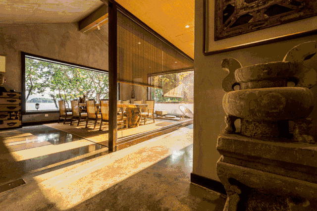 青桐·青竹茶舍，茶香縹緲靜賞西湖