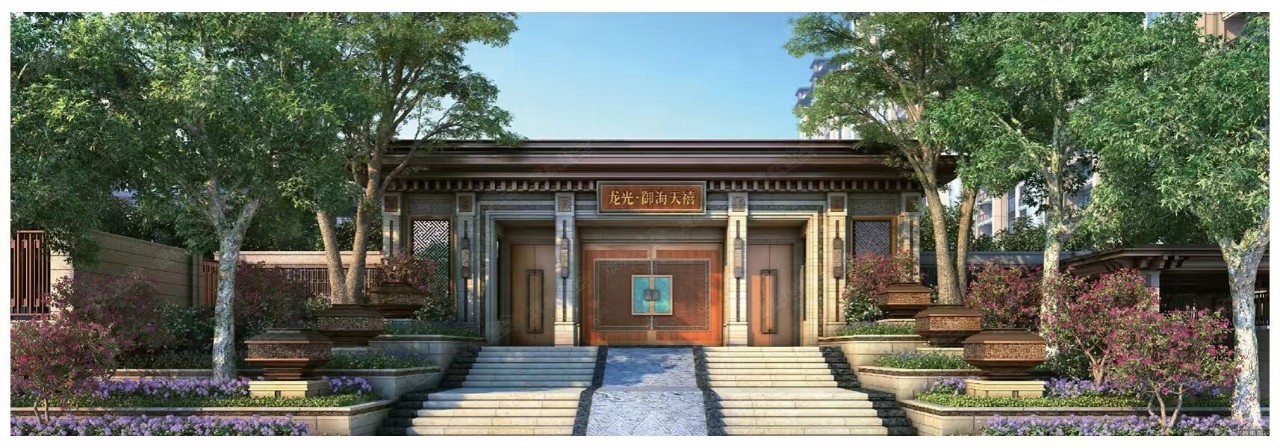 龍光御海天禧別墅樣板房，高端大氣的新中式豪