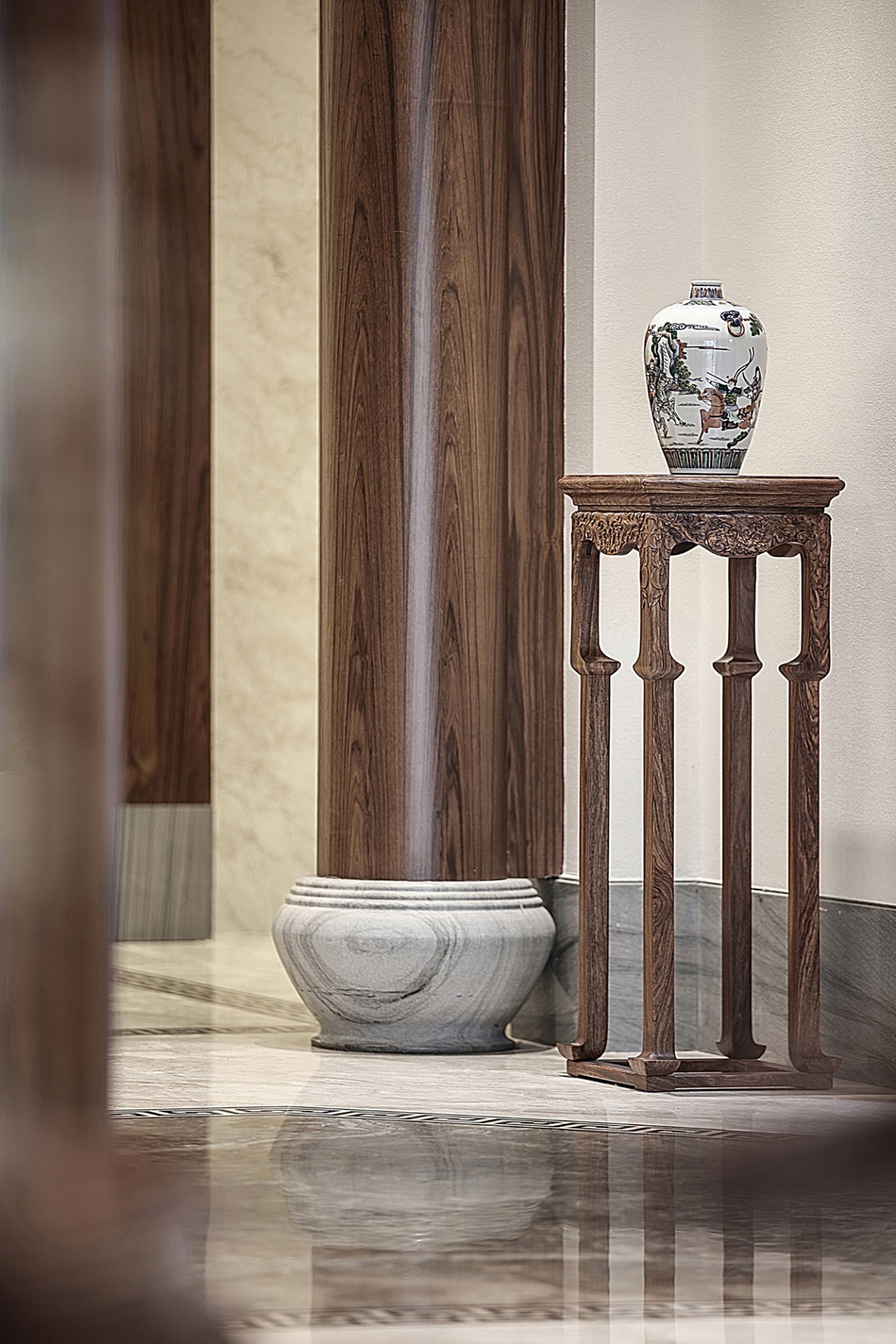 龍光御海天禧別墅樣板房，高端大氣的新中式豪