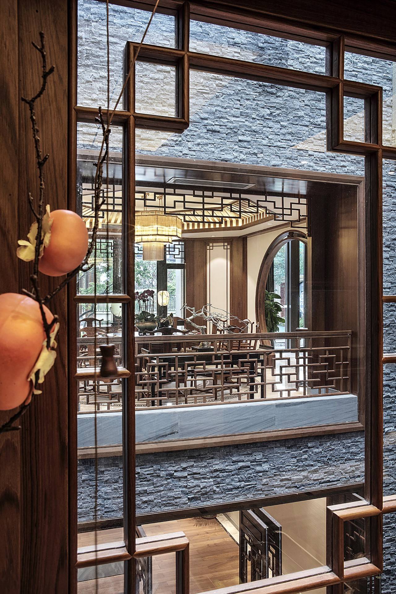 龍光御海天禧別墅樣板房，高端大氣的新中式豪