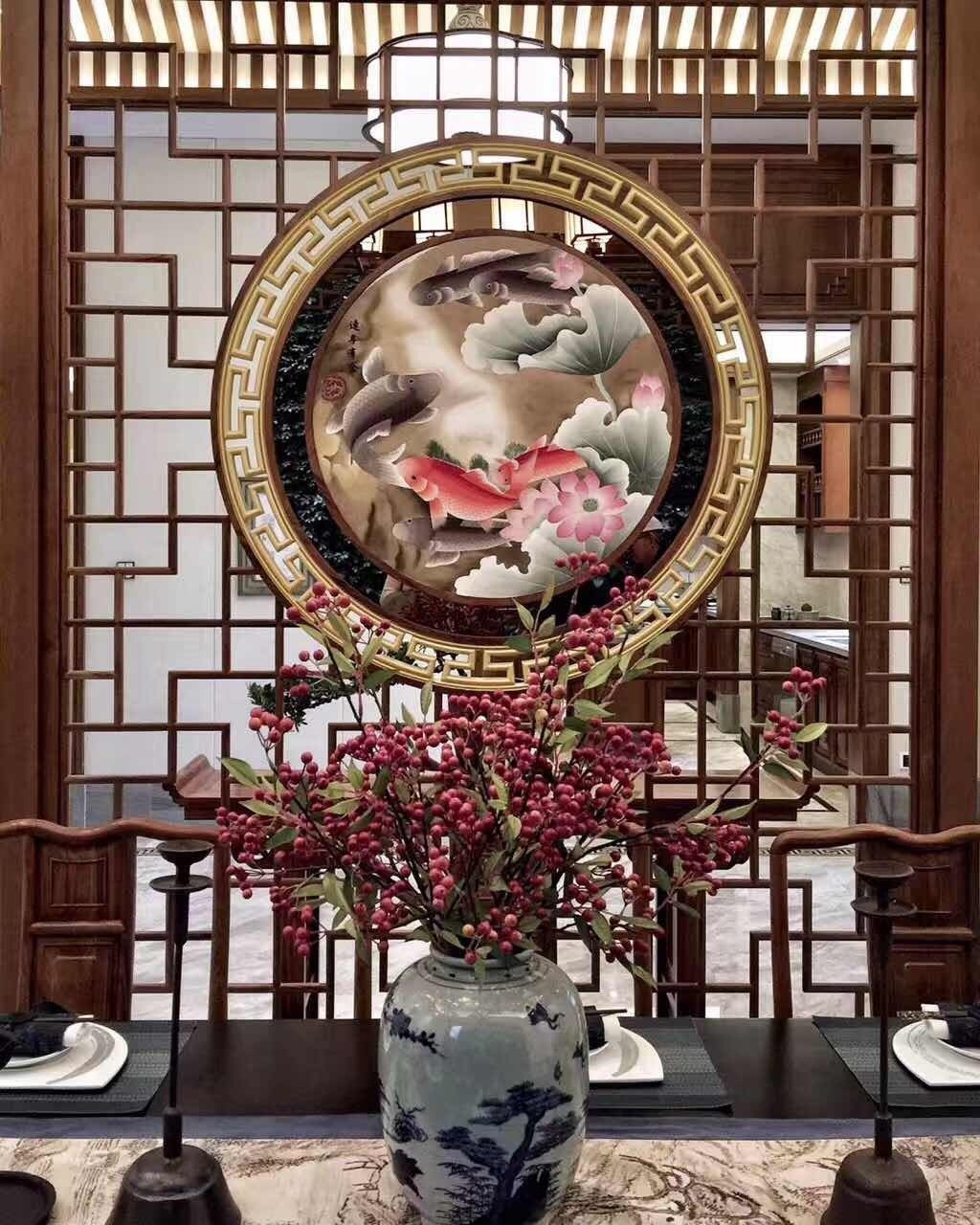 龍光御海天禧別墅樣板房，高端大氣的新中式豪