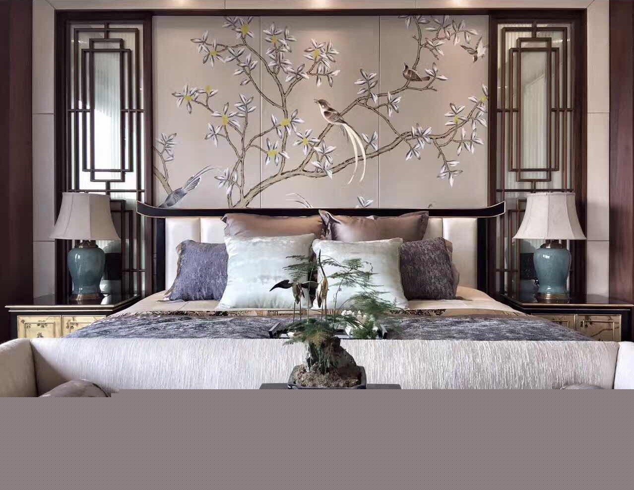 龍光御海天禧別墅樣板房，高端大氣的新中式豪