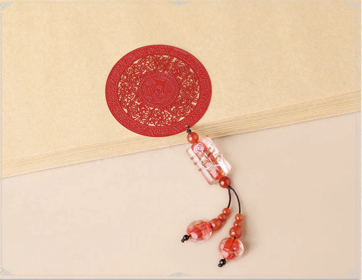 匠心啟航閱讀古典紅色古風(fēng)金屬小清新書簽