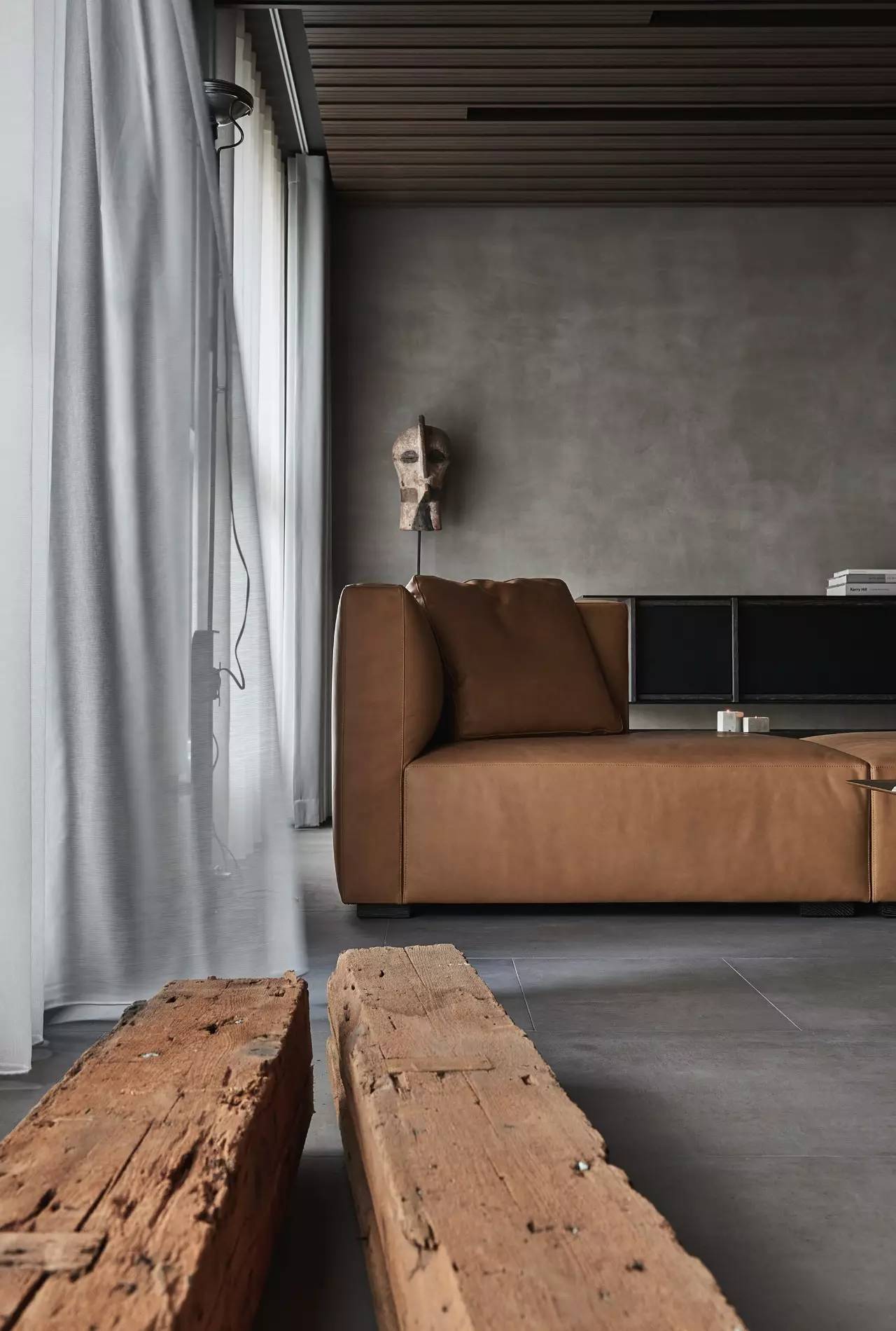 水泥+舊木，締造出具情懷的中式裝修設(shè)計