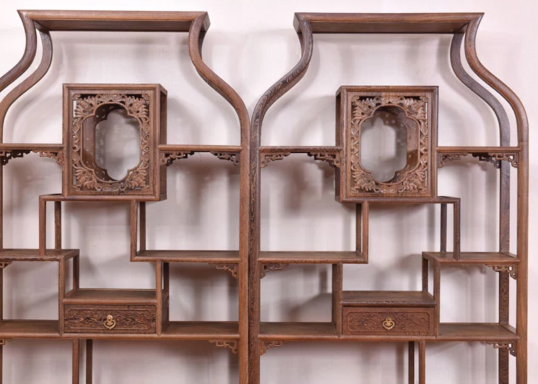 紅木家具博古架，中式實(shí)木古董架