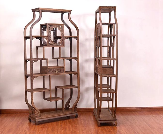 紅木家具博古架，中式實(shí)木古董架
