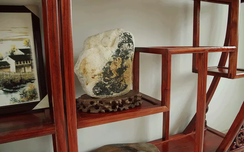 南榆木木展示架，中式古典實(shí)木隔斷博古架