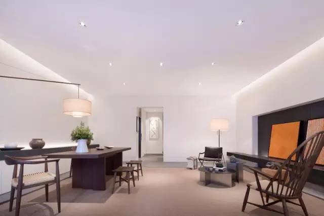 新中式別墅裝修設(shè)計(jì)，鄭州美景東望別墅