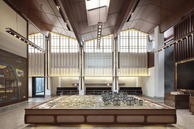 售樓部新中式風(fēng)格，猶如一股清風(fēng)