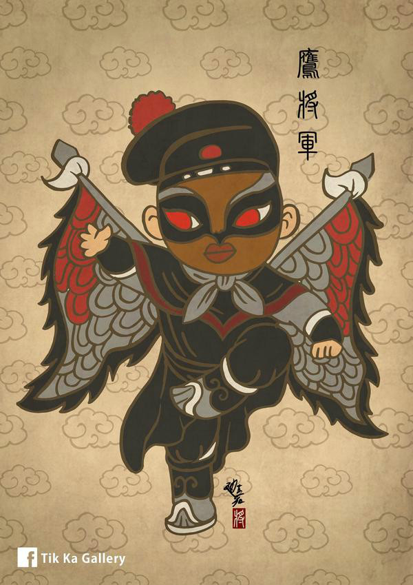 用國(guó)劇風(fēng)重新詮釋復(fù)仇者聯(lián)盟插畫(huà)欣賞