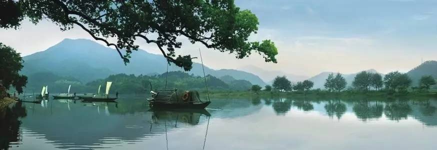 如隱·小佐居，半入溪水半入云