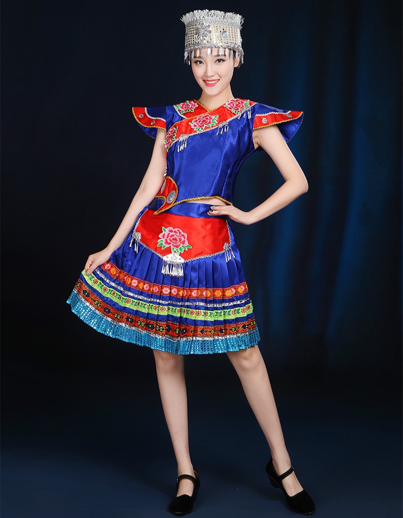 新款苗族民族服飾，云南少數(shù)民族服裝