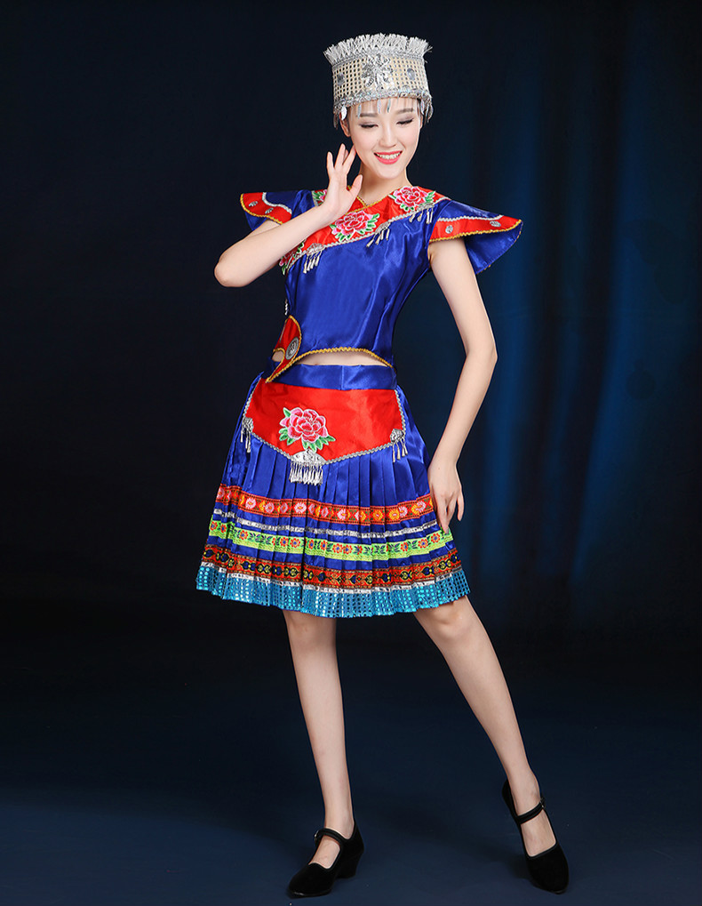 新款苗族民族服飾，云南少數(shù)民族服裝