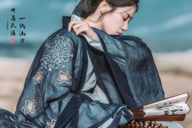 一紙流沙·倚馬天涯，古裝人像攝影