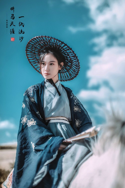 一紙流沙·倚馬天涯，古裝人像攝影