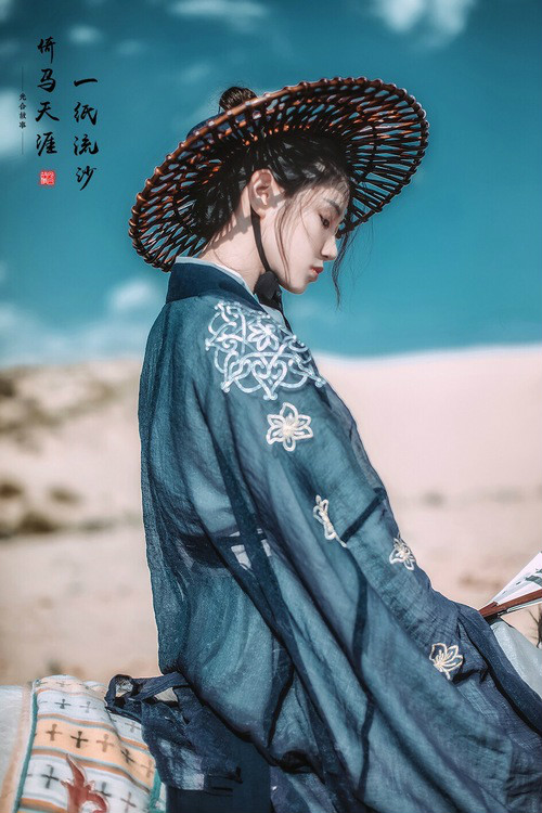 一紙流沙·倚馬天涯，古裝人像攝影