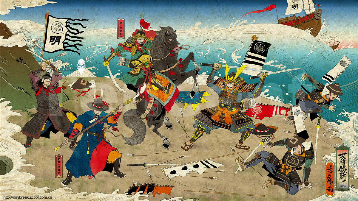 《刀鋒鐵騎》長卷，精美插畫