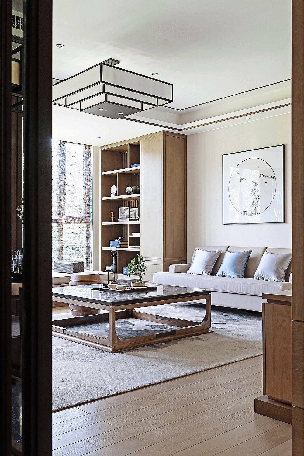 裝修設(shè)計(jì)：新中式客廳最有范的待客之道！