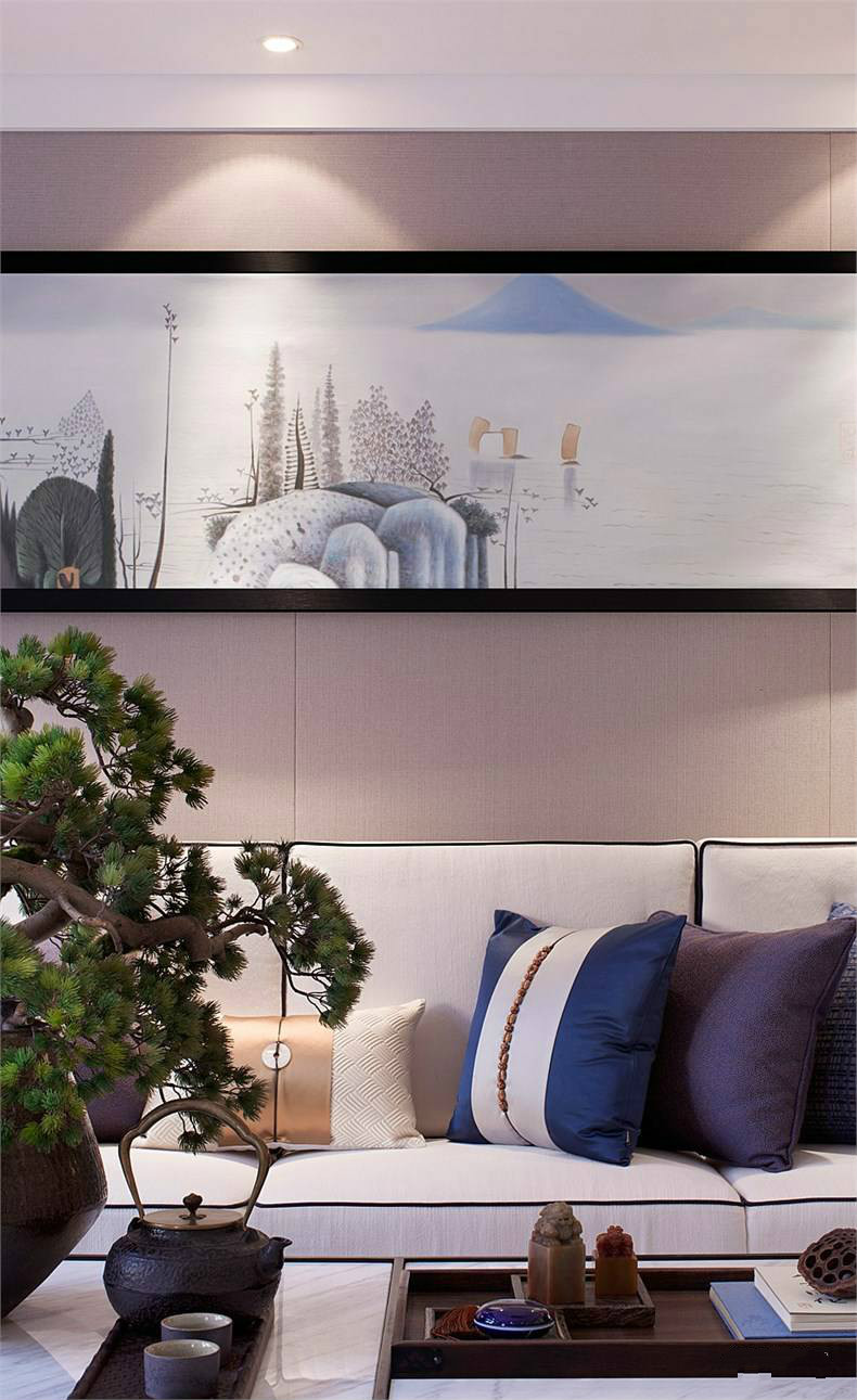 裝修設(shè)計(jì)：新中式客廳最有范的待客之道！