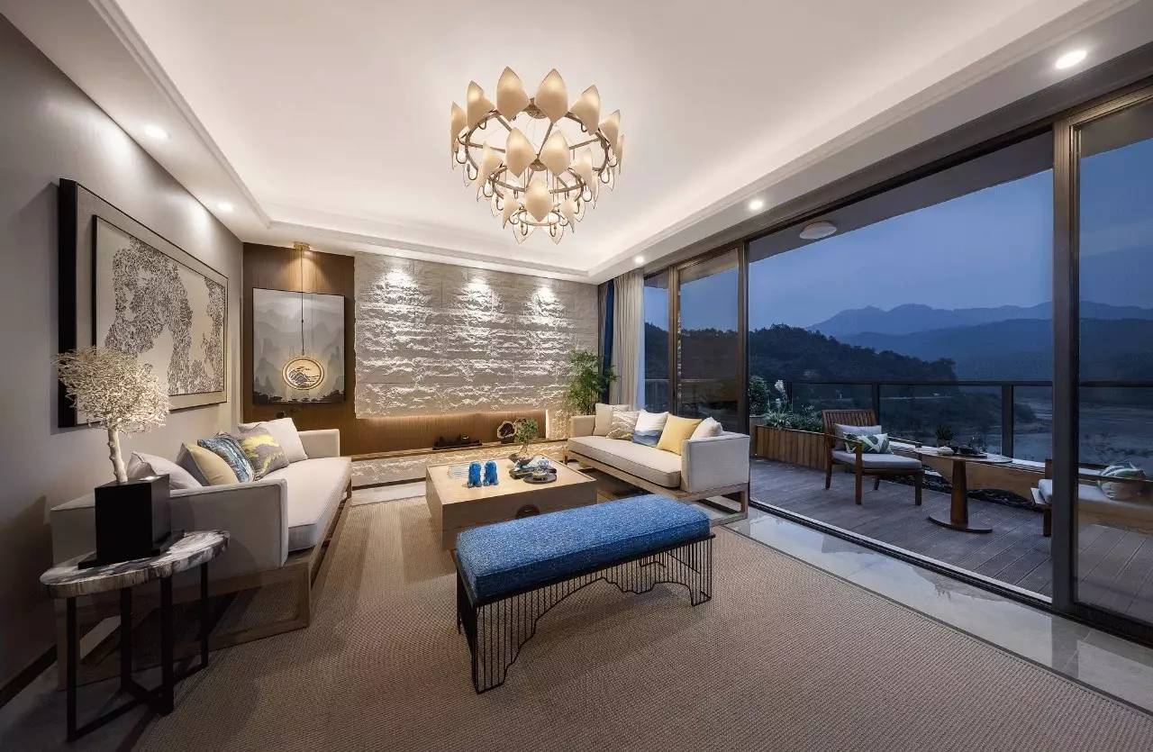 裝修設(shè)計(jì)：新中式客廳最有范的待客之道！