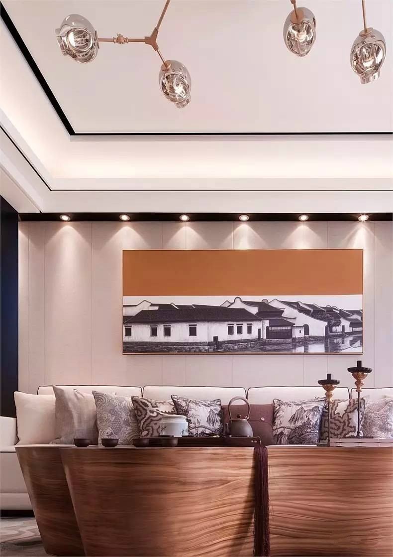 裝修設(shè)計(jì)：新中式客廳最有范的待客之道！