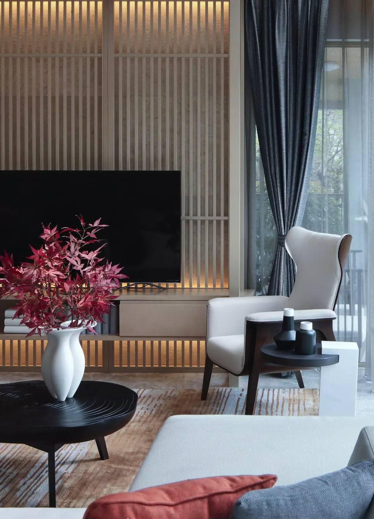 裝修設(shè)計(jì)：新中式客廳最有范的待客之道！