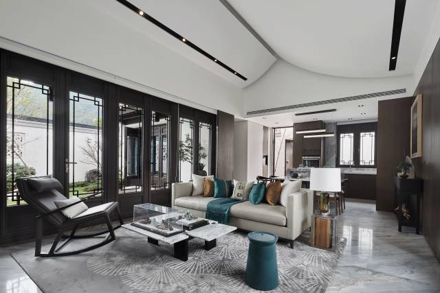 裝修設(shè)計(jì)：新中式客廳最有范的待客之道！