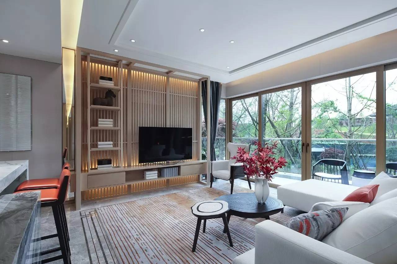 裝修設(shè)計(jì)：新中式客廳最有范的待客之道！