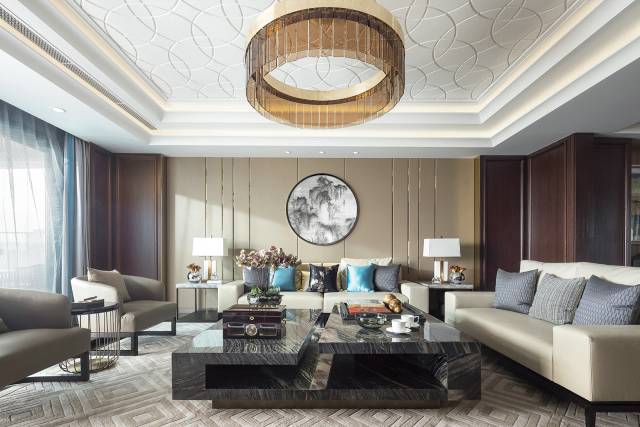 裝修設計：新中式客廳最有范的待客之道！