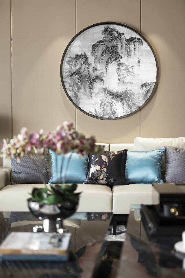 裝修設計：新中式客廳最有范的待客之道！