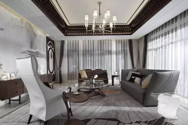 裝修設計：新中式客廳最有范的待客之道！