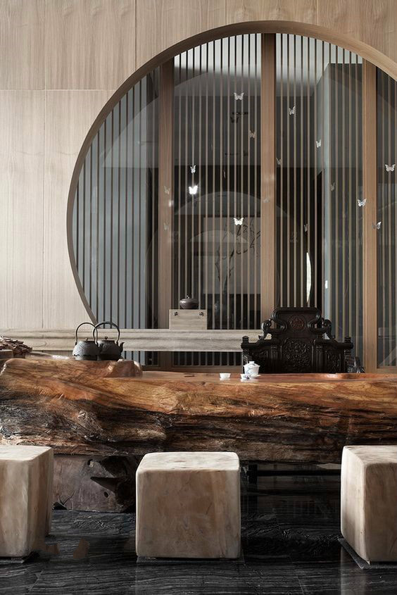 裝修設(shè)計：禪意·木格柵