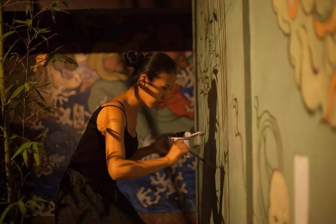 中國(guó)古代神話色彩的壁畫(huà)作品