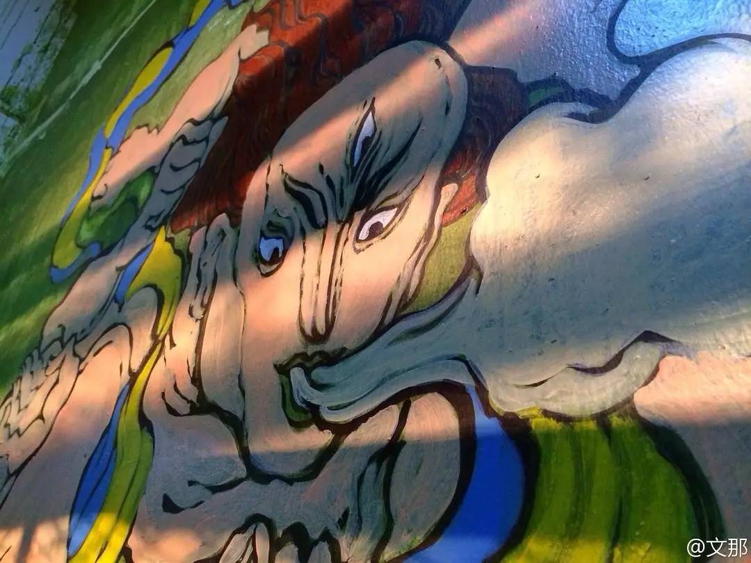 中國(guó)古代神話色彩的壁畫作品