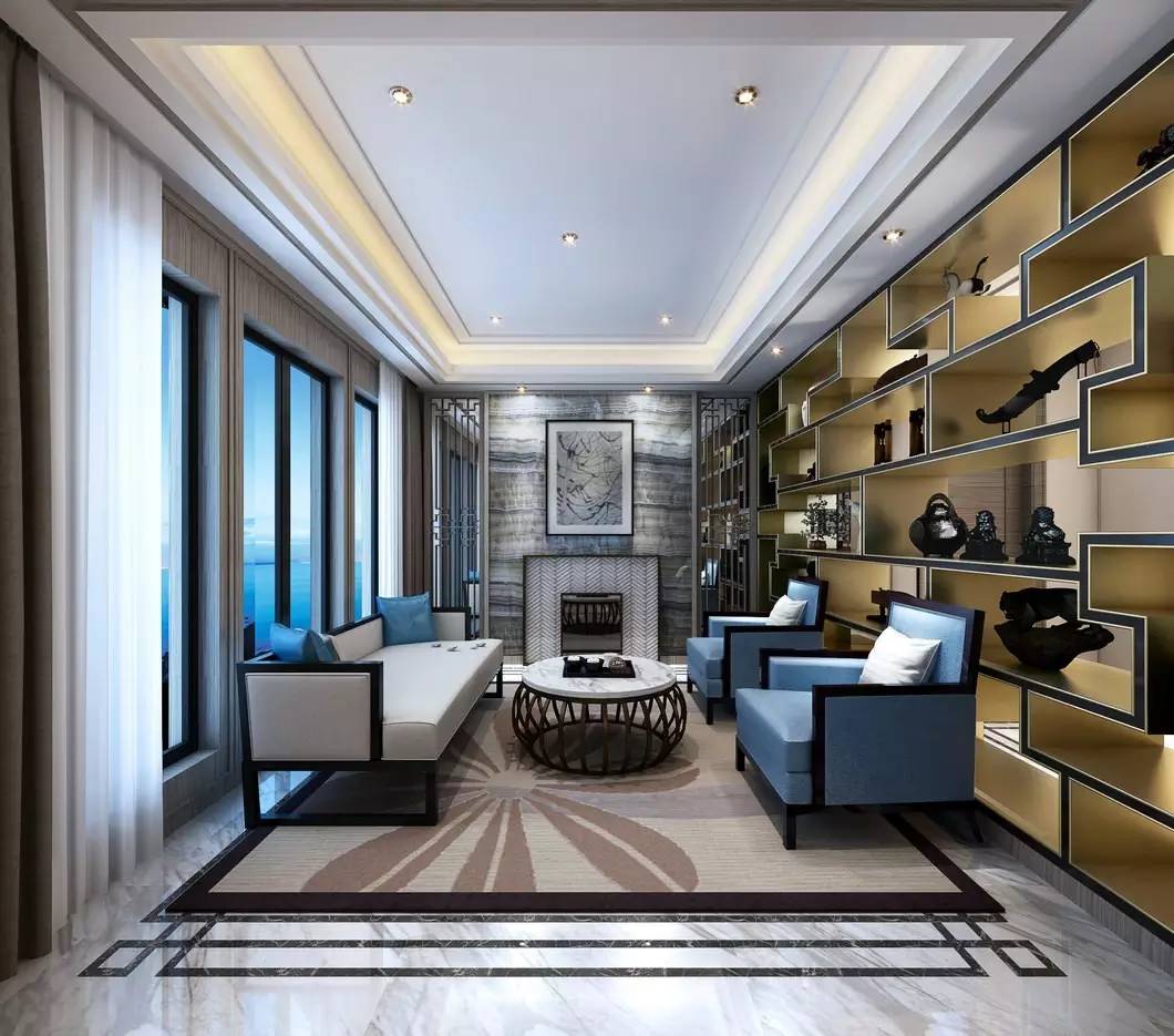 沙發(fā)墻裝修設計，最美不過新中式